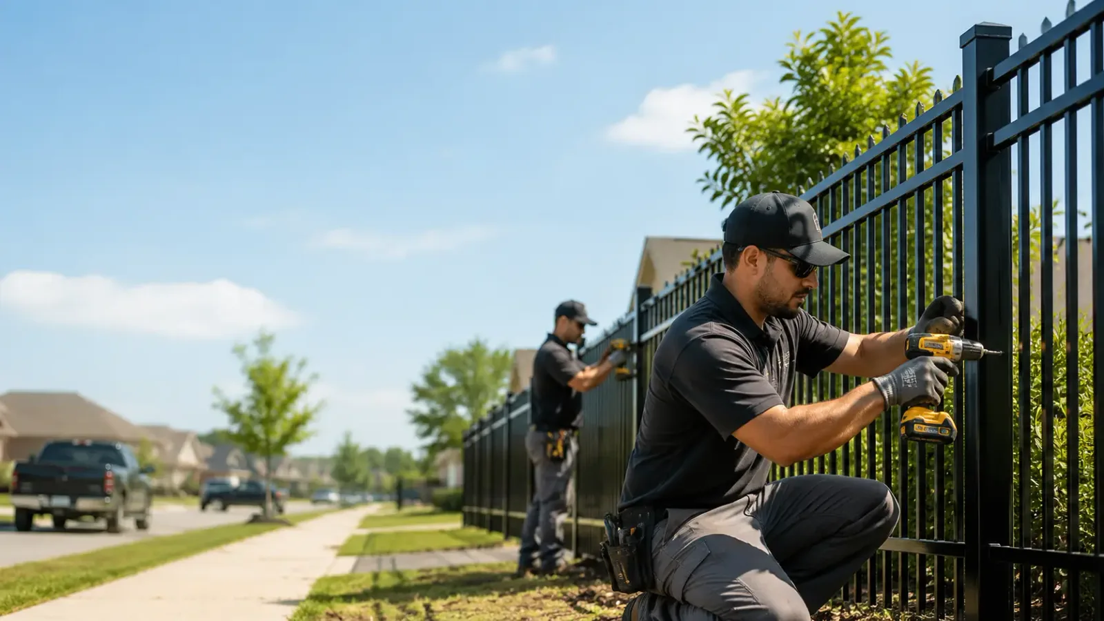 Metal Fence Installation in Alpharetta, GA
